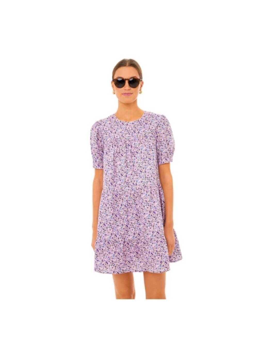 Pomander Place Tuckernuck Lilac Floral Quinn Dress